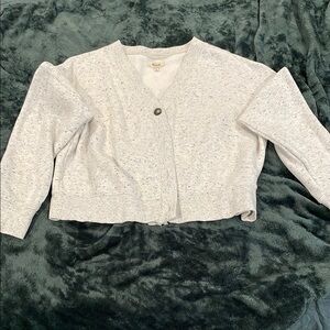 Madewell Light Gray Cardigan Sweater